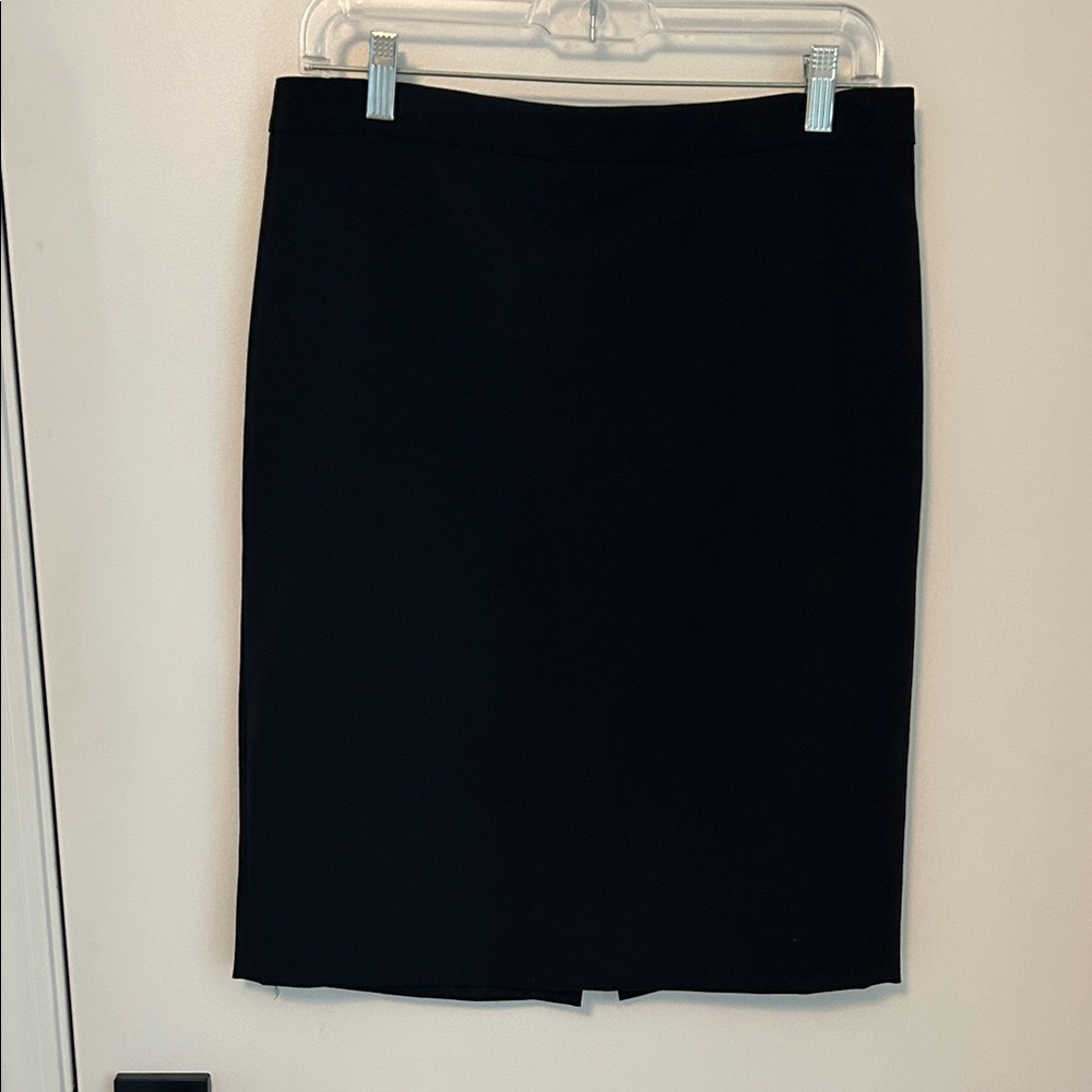 J. Crew Classic Black Pencil Skirt